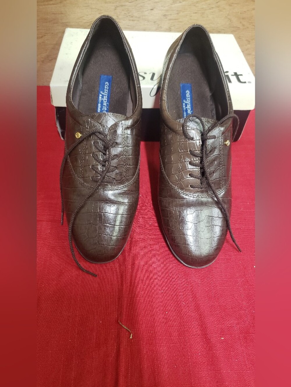 Easy Spirit Brown Ladies JPMotion Anti Gravity Oxford 12